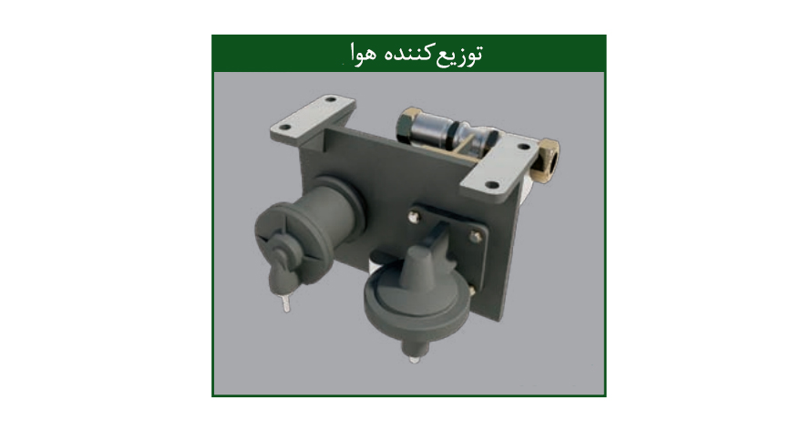 توزیع کننده هوا در سیستم ترمز ریلی