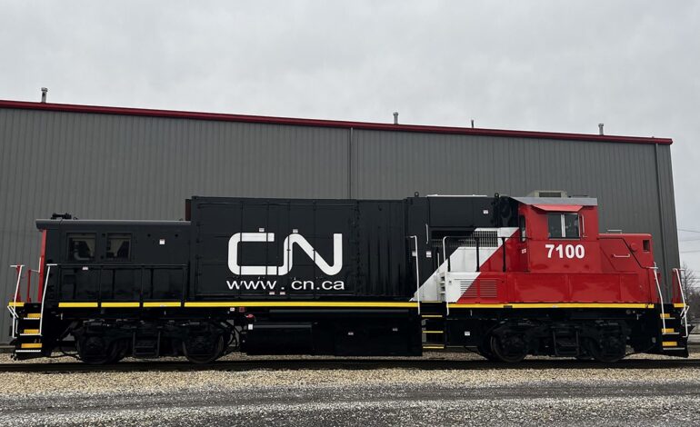 همکاری CN و KLW در توسعه لوکوموتیو هیبریدی