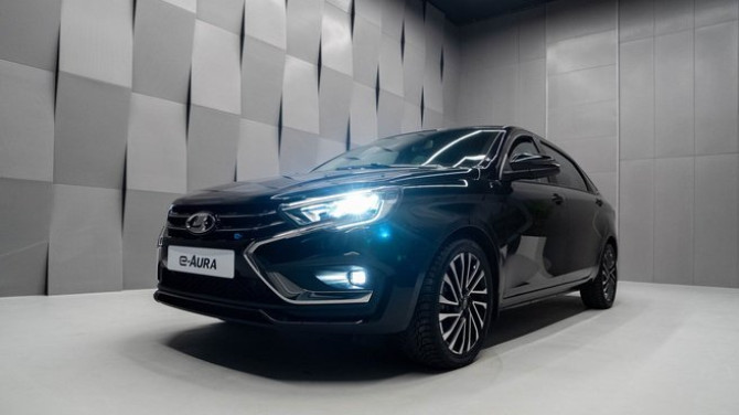 نسخه برقی خودروی LADA Aura به‌صورت عمومی معرفی شد