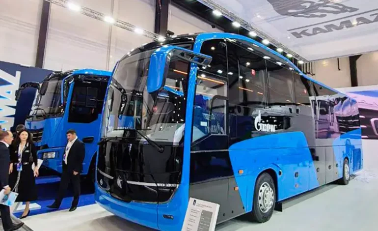  رونمایی KAMAZ از نسل جدید اتوبوس با سوخت گاز